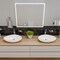 Alfi Brand ALFI brand ABC914 White 23" Fancy Above Mount Ceramic Sink ABC914 - alternate 2